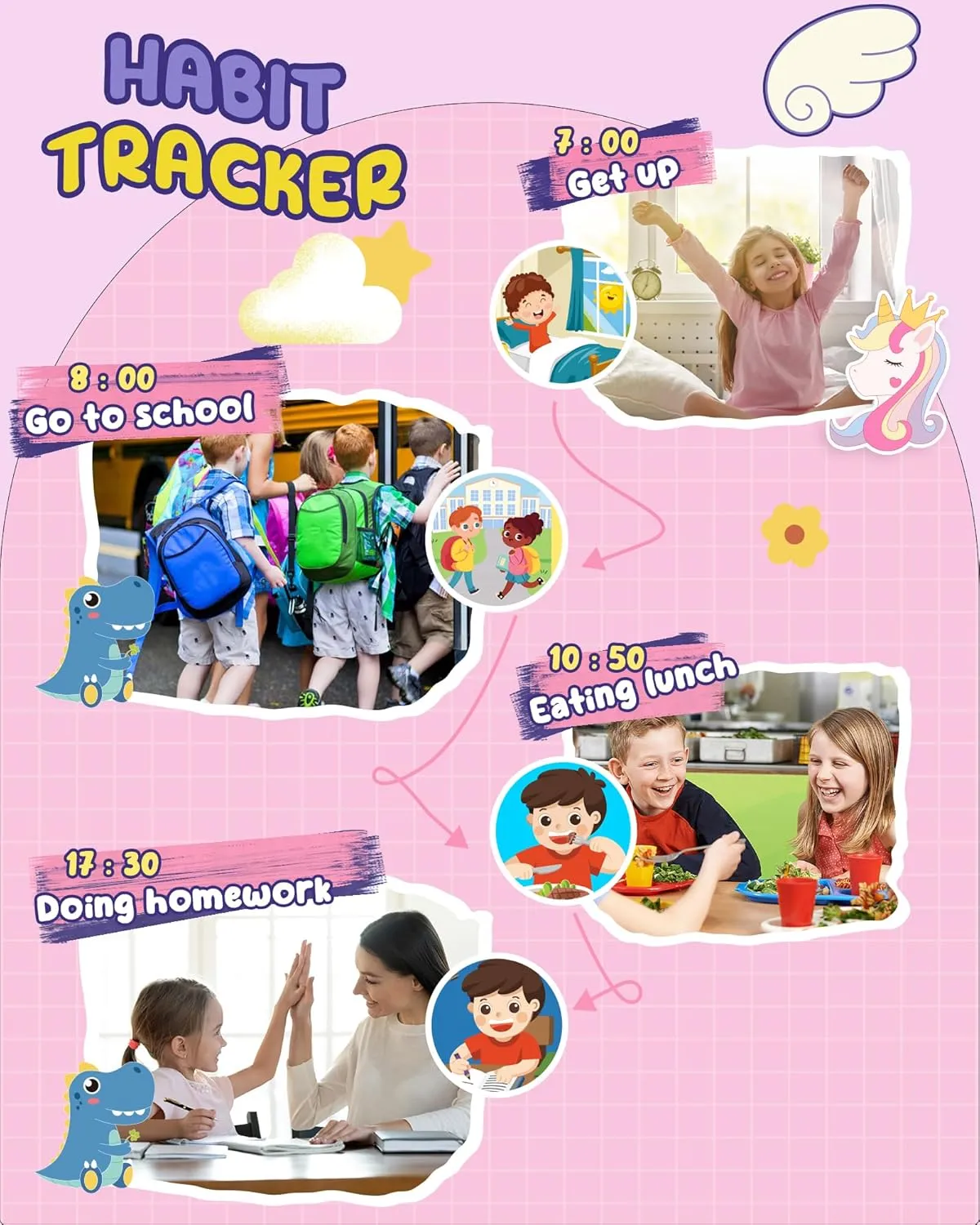 UCIDCI Kids Smart Phone for Girls Ages 3-7 with Dual Camera - Learning Games, Travel Toy with MP3 Music Player for Christmas, Birthday Gifts for 3-7 Year Old Boys