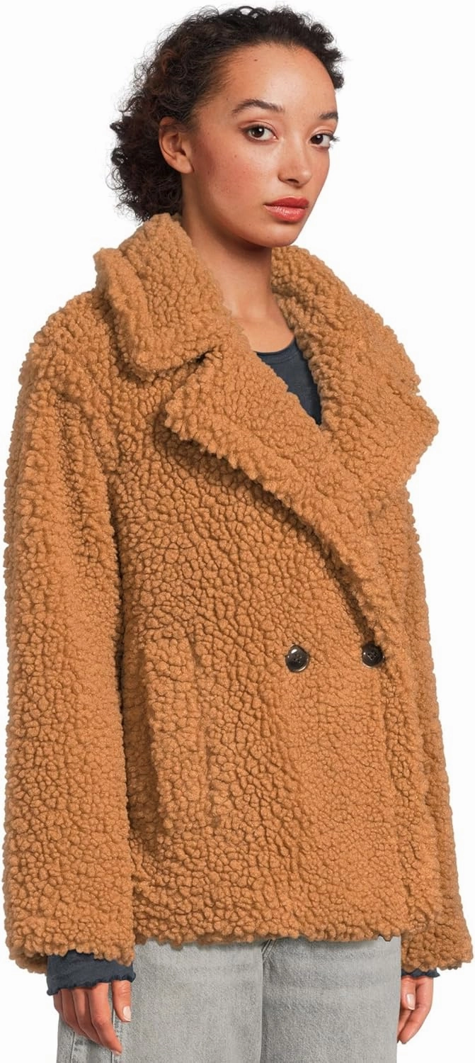 UGG Women's Gertrude Short Teddy Coat
