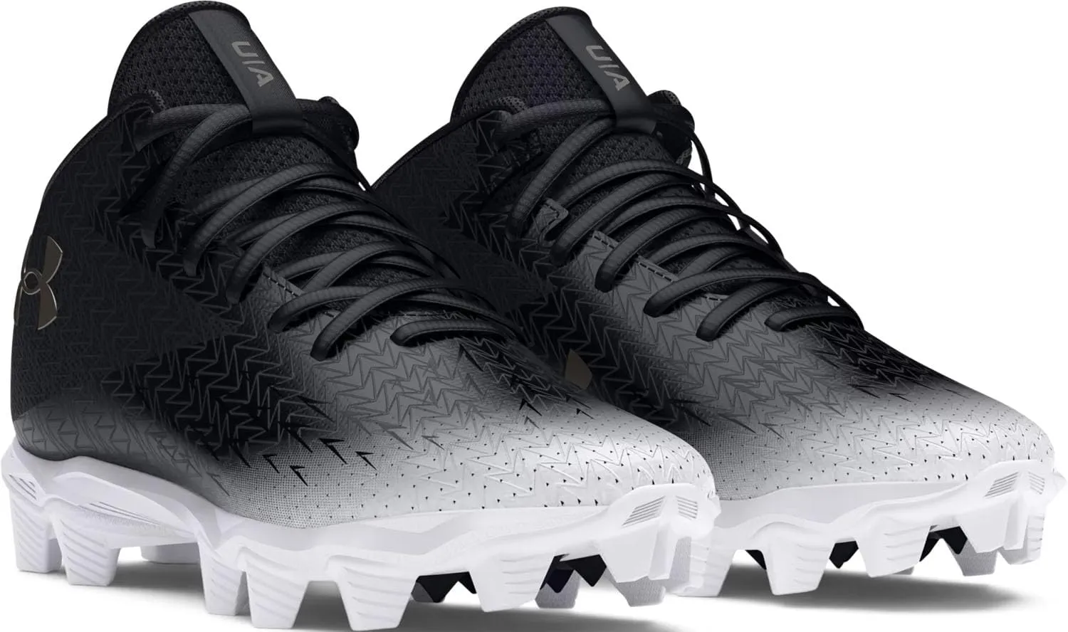 Under Armour Boy's Spotlight Franchise Rm Jr 4 Wide Football Shoe