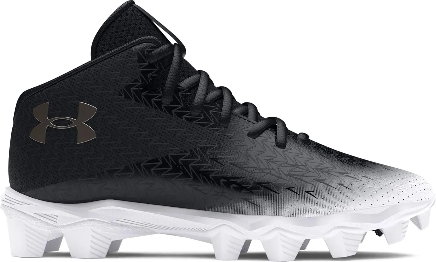Under Armour Boy's Spotlight Franchise Rm Jr 4 Wide Football Shoe