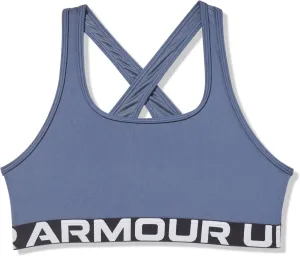 Under Armour Girls Crossback Mid-Impact Sports Bra