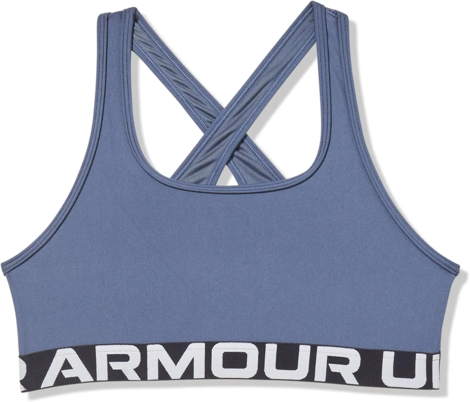 Under Armour Girls Crossback Mid-Impact Sports Bra