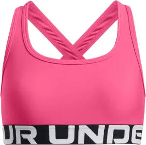 Under Armour Girls Crossback Mid-Impact Sports Bra