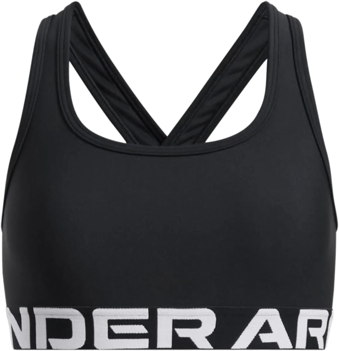 Under Armour Girls Crossback Mid-Impact Sports Bra