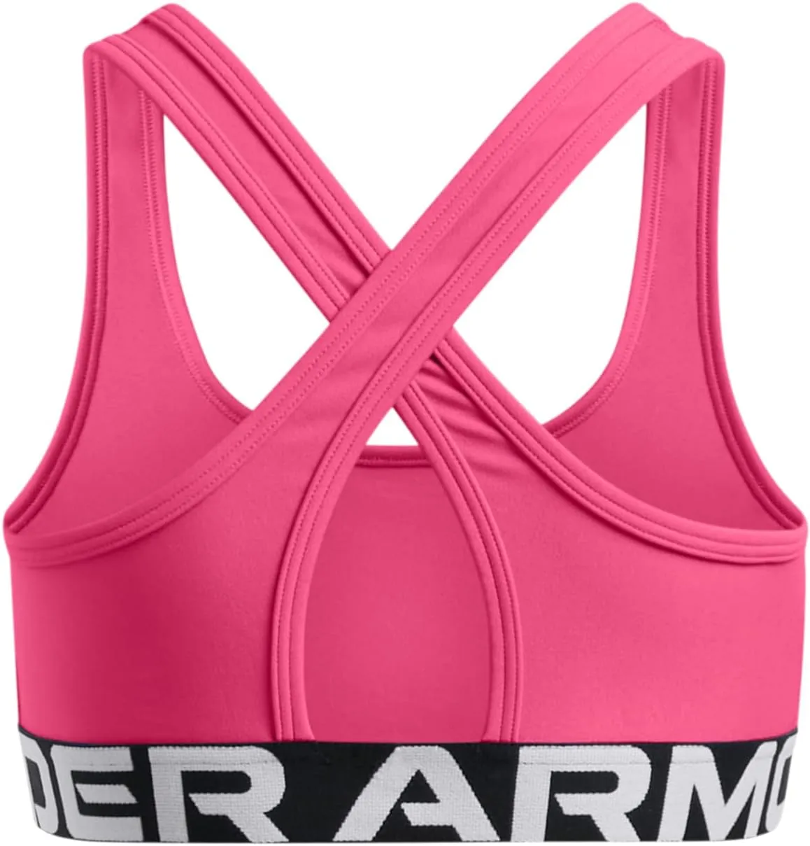 Under Armour Girls Crossback Mid-Impact Sports Bra