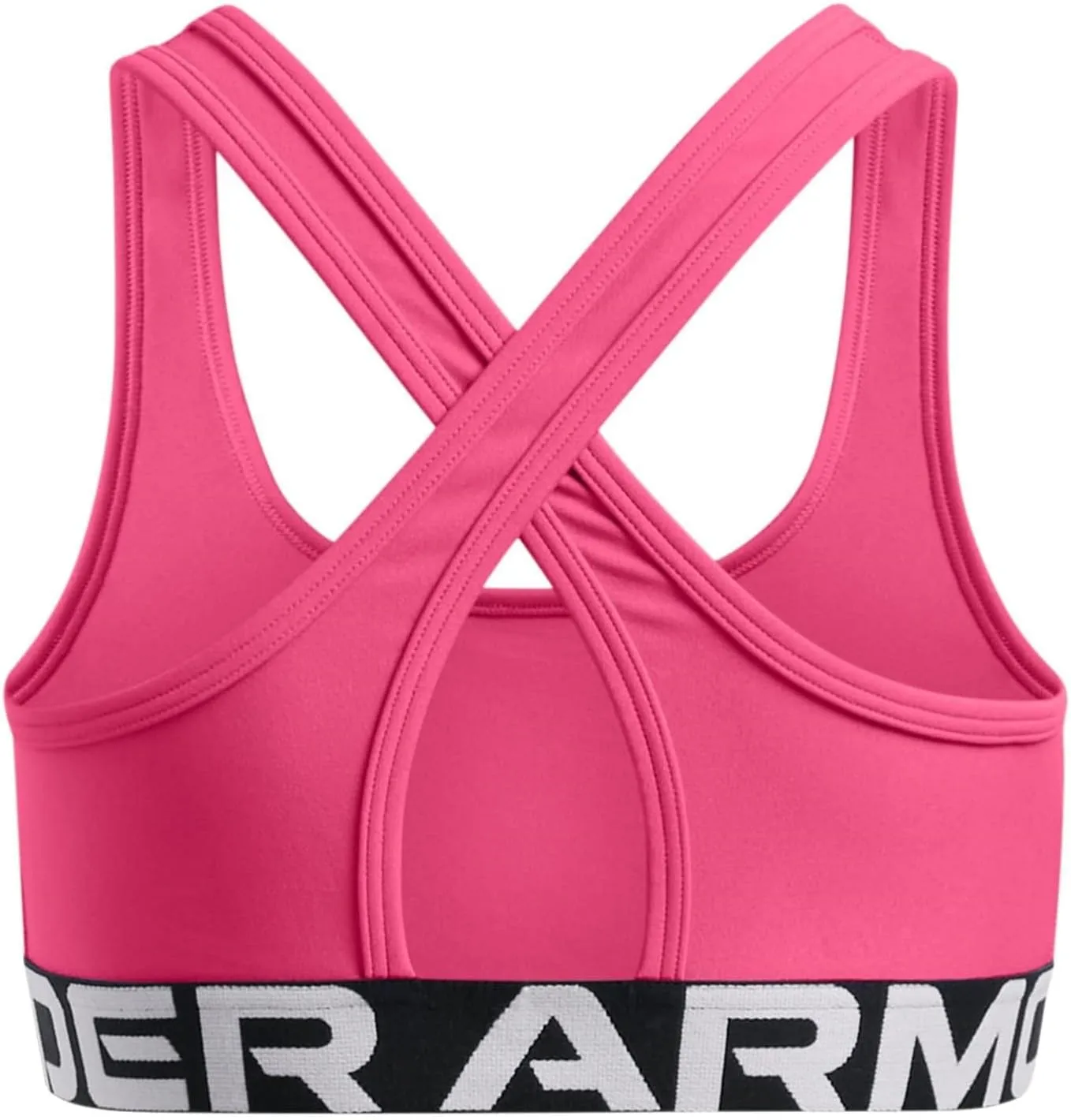 Under Armour Girls Crossback Mid-Impact Sports Bra