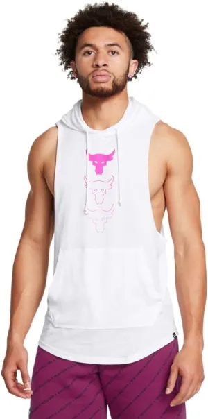 Under Armour Men's Project Rock Payoff Sleeveless Hoodie