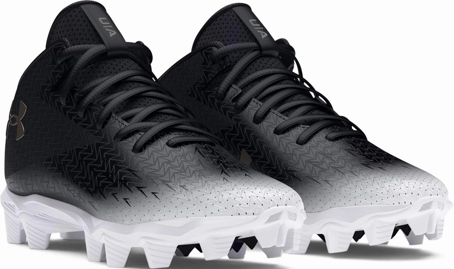 Under Armour Boy's Spotlight Franchise Rm Jr 4 Wide Football Shoe