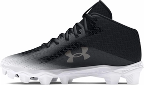 Under Armour Boy's Spotlight Franchise Rm Jr 4 Wide Football Shoe