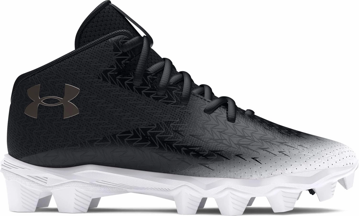 Under Armour Boy's Spotlight Franchise Rm Jr 4 Wide Football Shoe