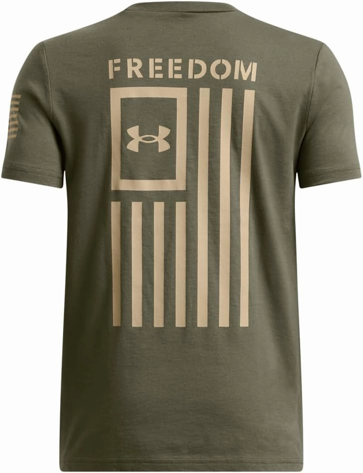 Under Armour Boys' Freedom Flag Short Sleeve T Shirt