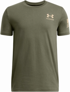 Under Armour Boys' Freedom Flag Short Sleeve T Shirt
