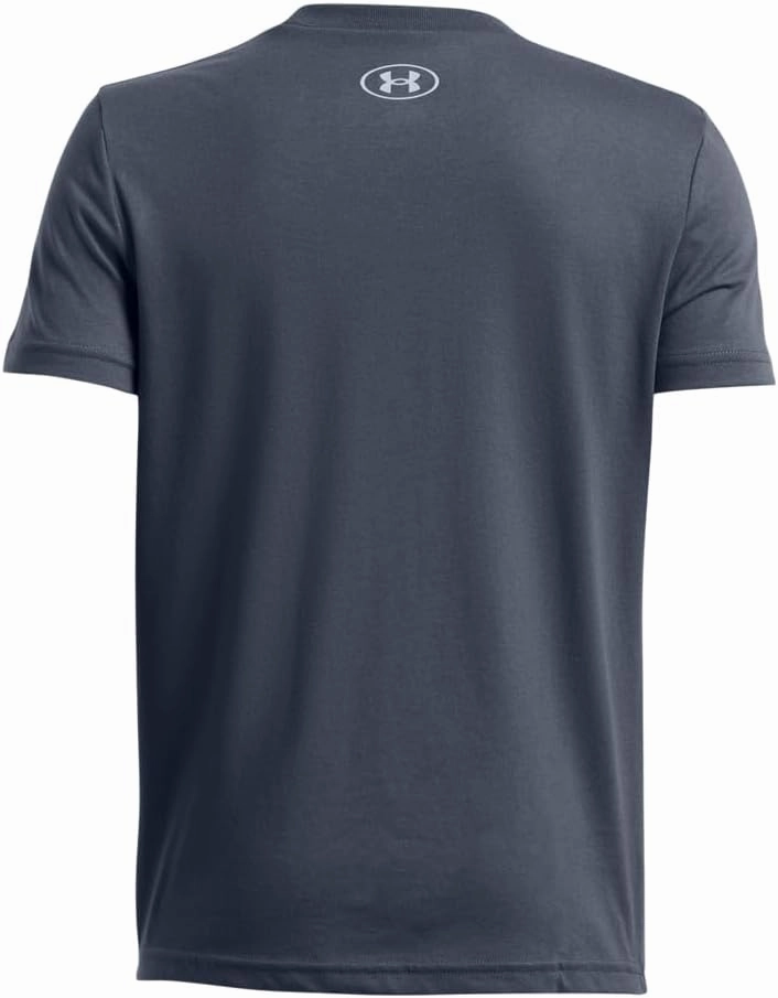 Under Armour Boys' Logo Wordmark Short Sleeve T Shirt