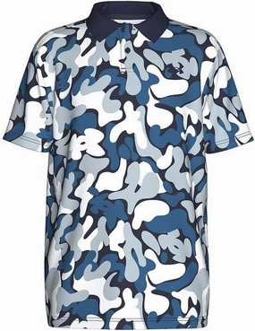 Under Armour Boys' Matchplay Printed Golf Polo