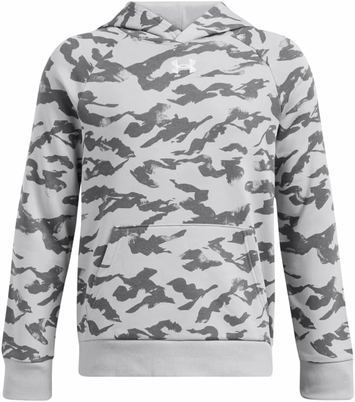 Under Armour Boys' Rival Fleece Printed Hoodie