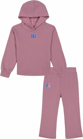 Under Armour girls Hoodie Set, Bottoms & Hoodie, Lightweight & Relaxed Fit