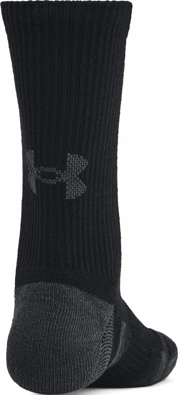 Under Armour Kids' Youth Performance Tech Crew Socks 6 Pack