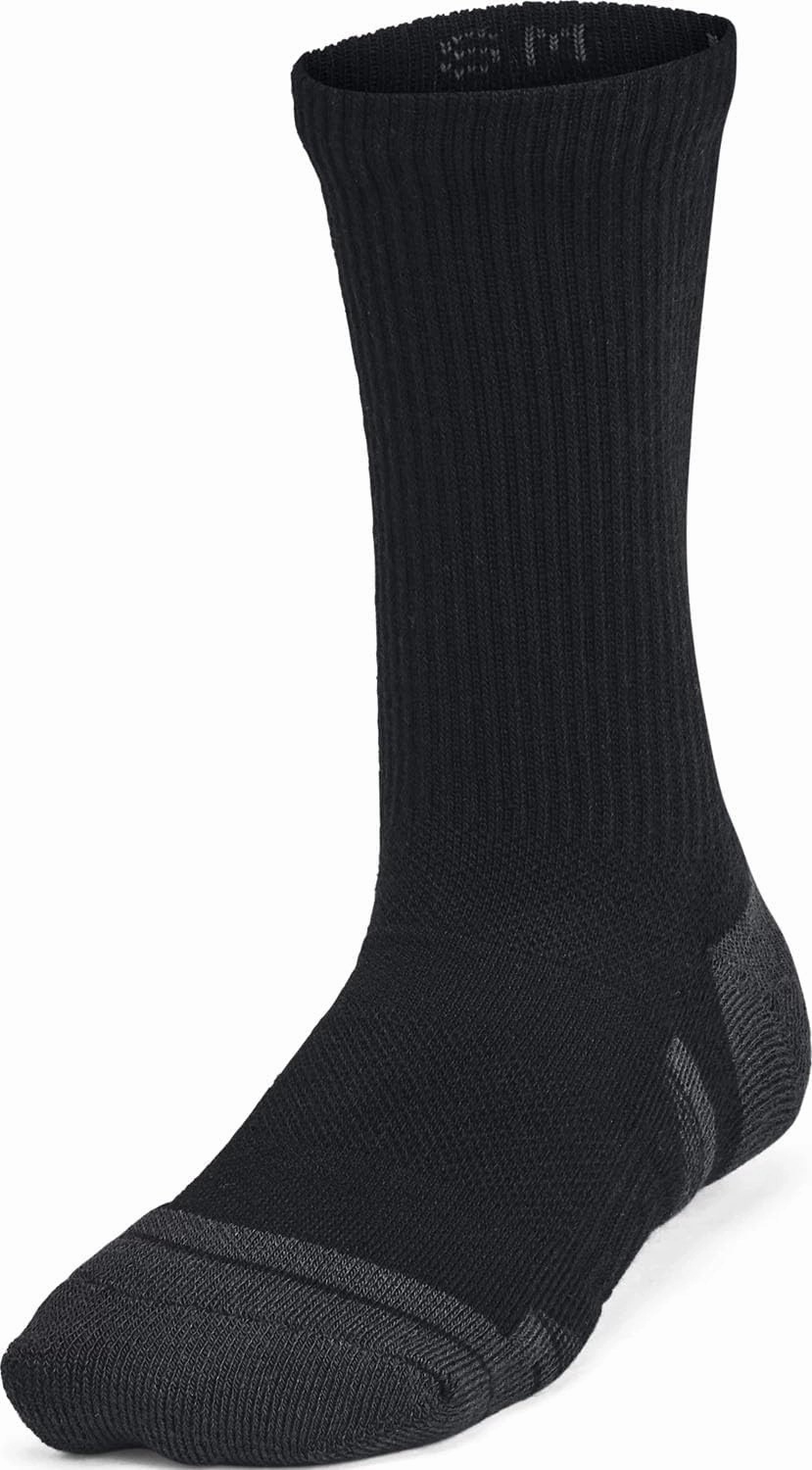 Under Armour Kids' Youth Performance Tech Crew Socks 6 Pack