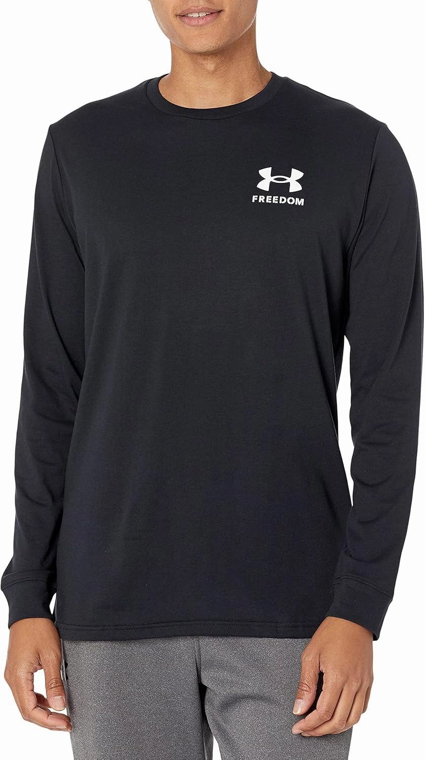 Under Armour Men's New Freedom Flag Long Sleeve T-Shirt