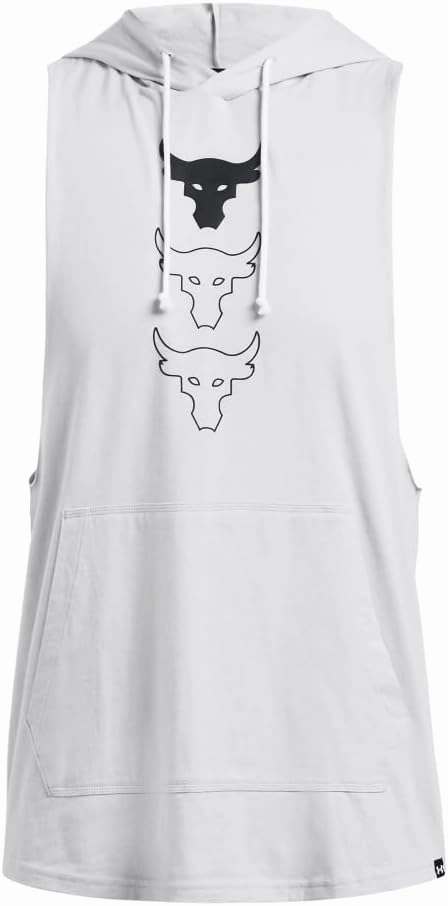 Under Armour Men's Project Rock Payoff Sleeveless Hoodie