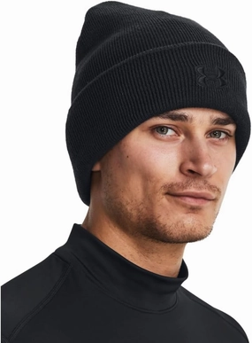 Under Armour Men's Tactical Halftime Cuff Beanie, (001) Black / / Black, One Size Fits Most