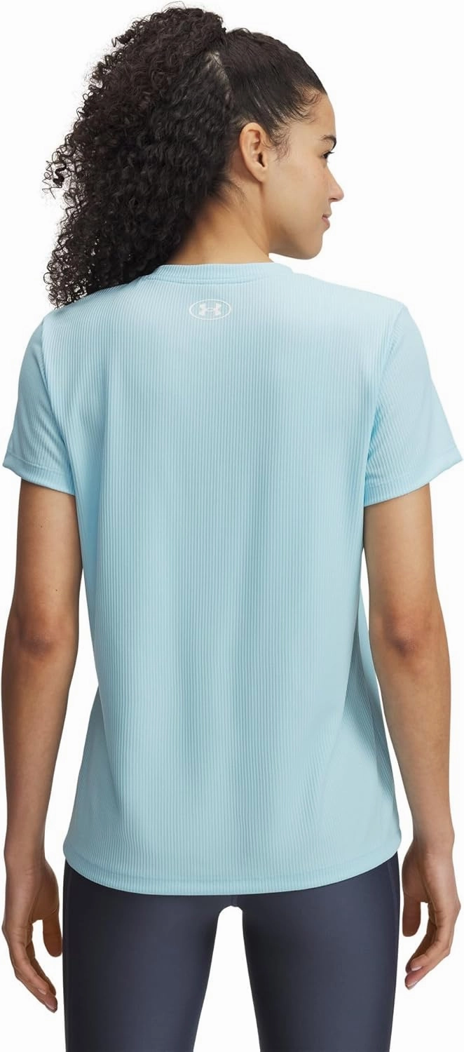 Under Armour Women's Standard Tech Ribbed Short Sleeve Crew Neck