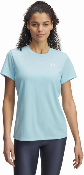 Under Armour Women's Standard Tech Ribbed Short Sleeve Crew Neck
