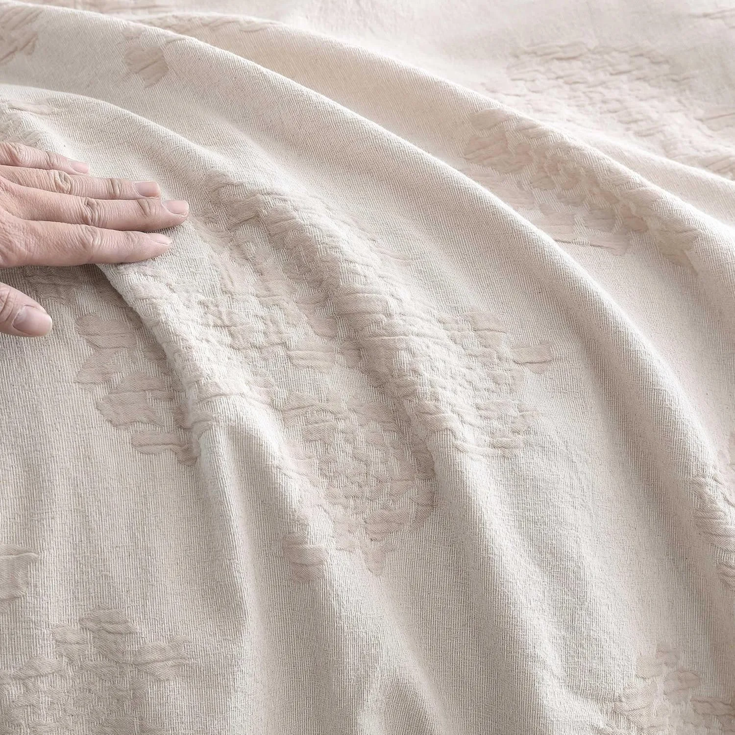 Vera Wang - Comforter Set, Luxurious Bedding Set with Matching Shams, Floral Design, Chic Room Essentials (Roses Beige, Queen)