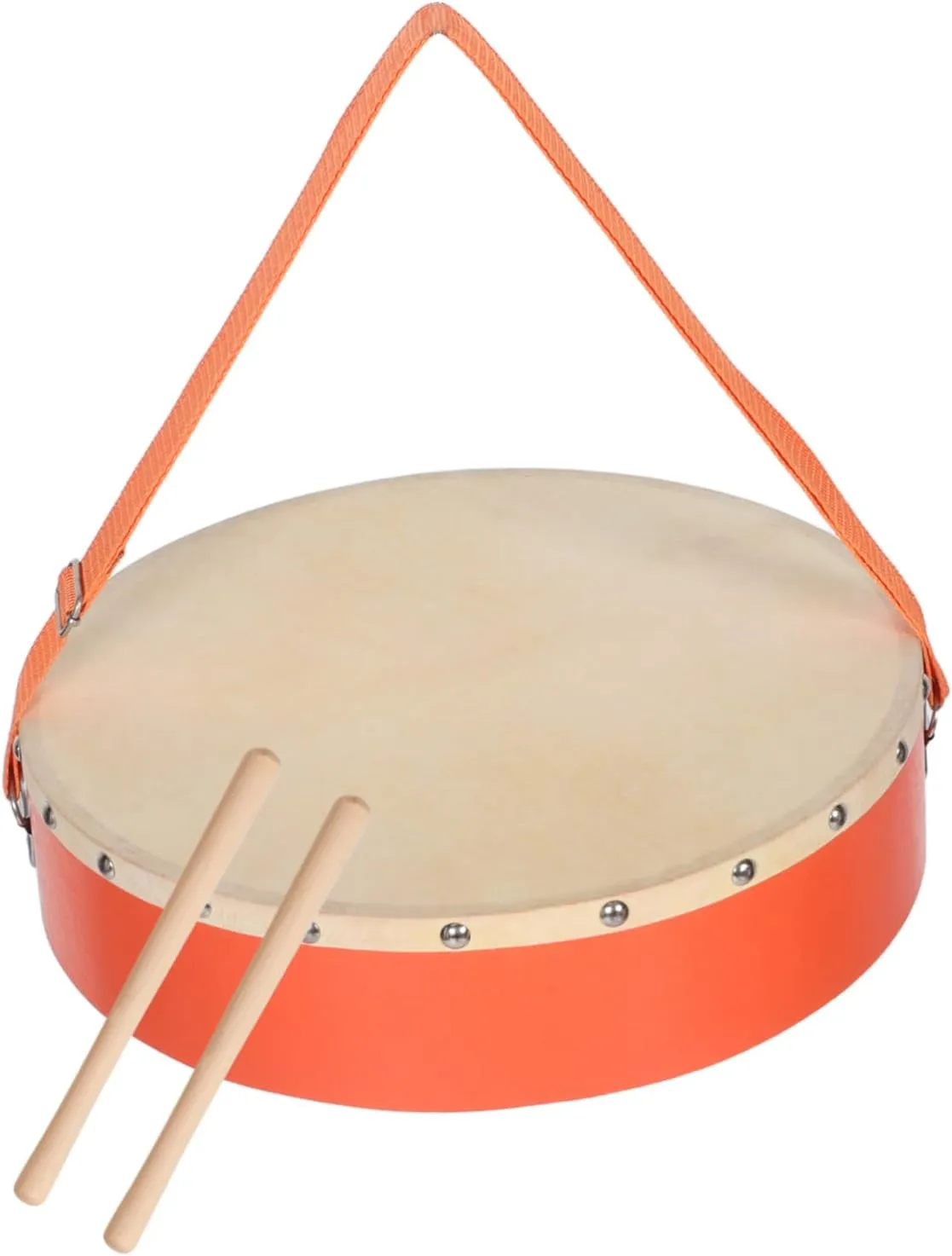 VICASKY 1 Set Wooden Marching Drum for Educational Percussion Instrument for Preschool Family Activities Music Classes Develop Rhythm Skills Foster Parent Interaction