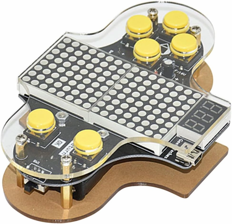 VICASKY Electronics Learning Kit Retro Game Console Soldering Practice Kit with Code
