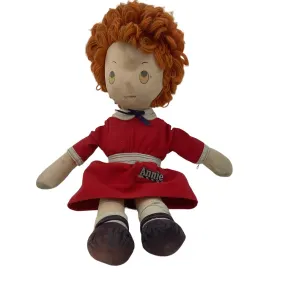 Vintage Applause Annie Musical Plush Doll Souvenir AS IS
