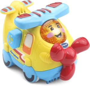 VTech Toot-Toot Drivers Aeroplane | Interactive Toddlers Toy for Pretend Play with Lights and Sounds | Suitable for Boys & Girls 12 Months, 2, 3, 4   Years, English Version
