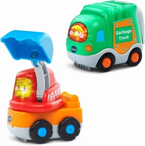 VTech Go! Go! Smart Wheels Garbage Truck and Excavator