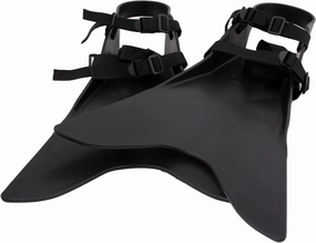 Wading Fins for Float Tube Fishing - Standard Lace Style and Elite Buckle Style Angling Fins for Float Tube Fishing - Fits Boot Sizes 6-13 (Made by Caddis Sports)