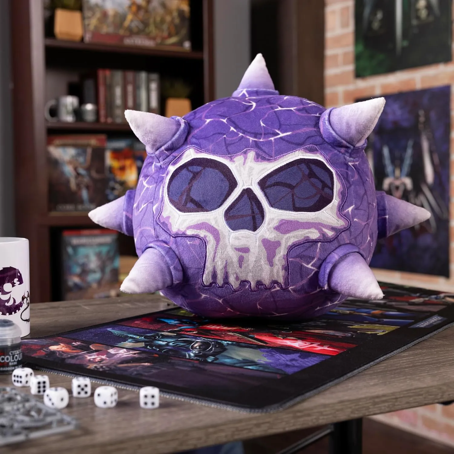 Warhammer Age of Sigmar Collectible Plush Toys - Purple Sun of Shyish Plushie Officially Licensed Cute Plushies of Classic Warhammer Miniatures - 15 Inch