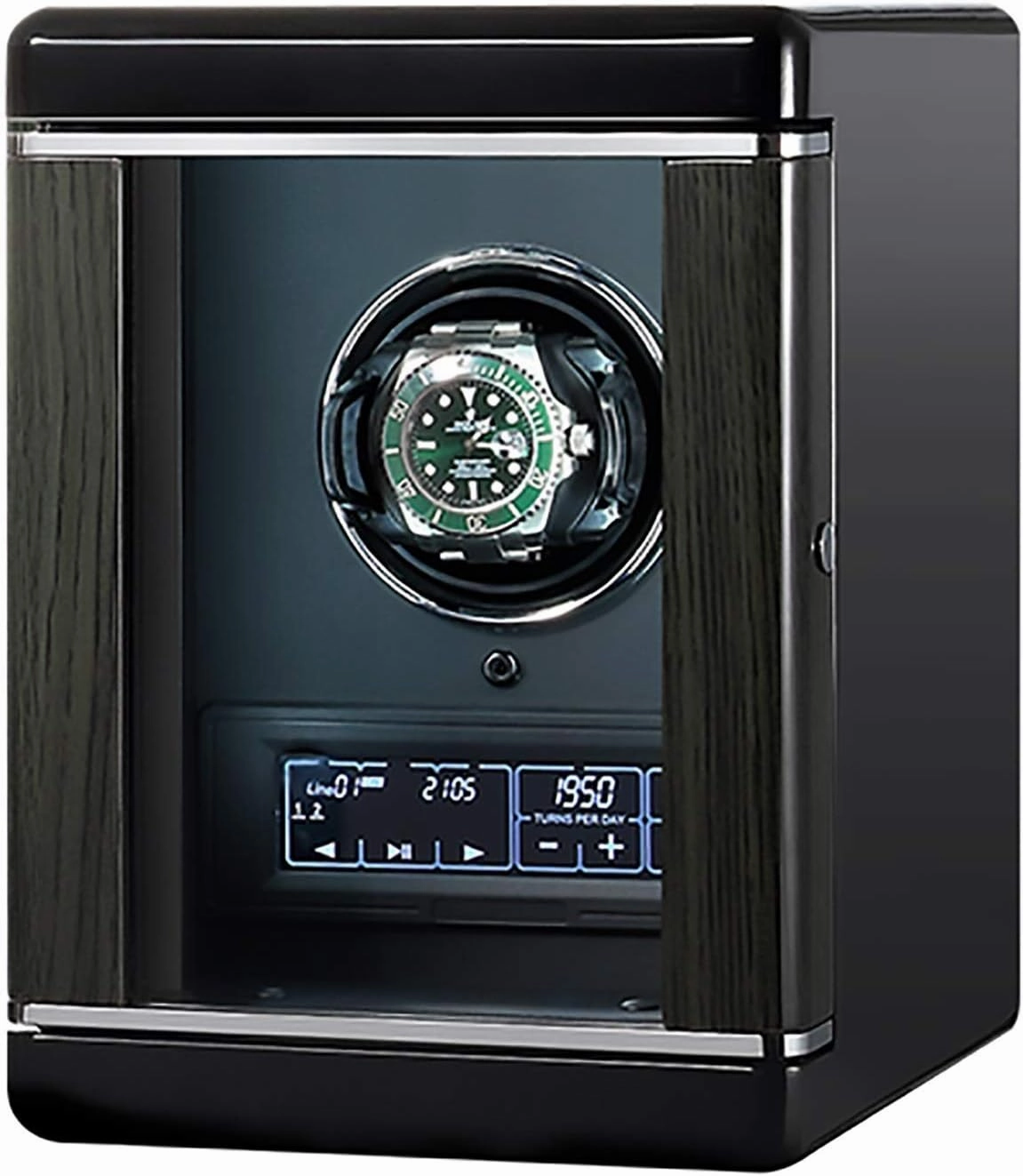 Watch Stand watch winders for automatic watches - Luxury Smart Watch Winder Automatic Mechanical Watch Motor Shaker Storage Box with Fingerprint Unlock Watches Rotation Display Holder Organi