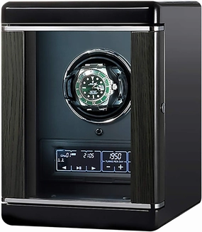 Watch Stand watch winders for automatic watches - Luxury Smart Watch Winder Automatic Mechanical Watch Motor Shaker Storage Box with Fingerprint Unlock Watches Rotation Display Holder Organi