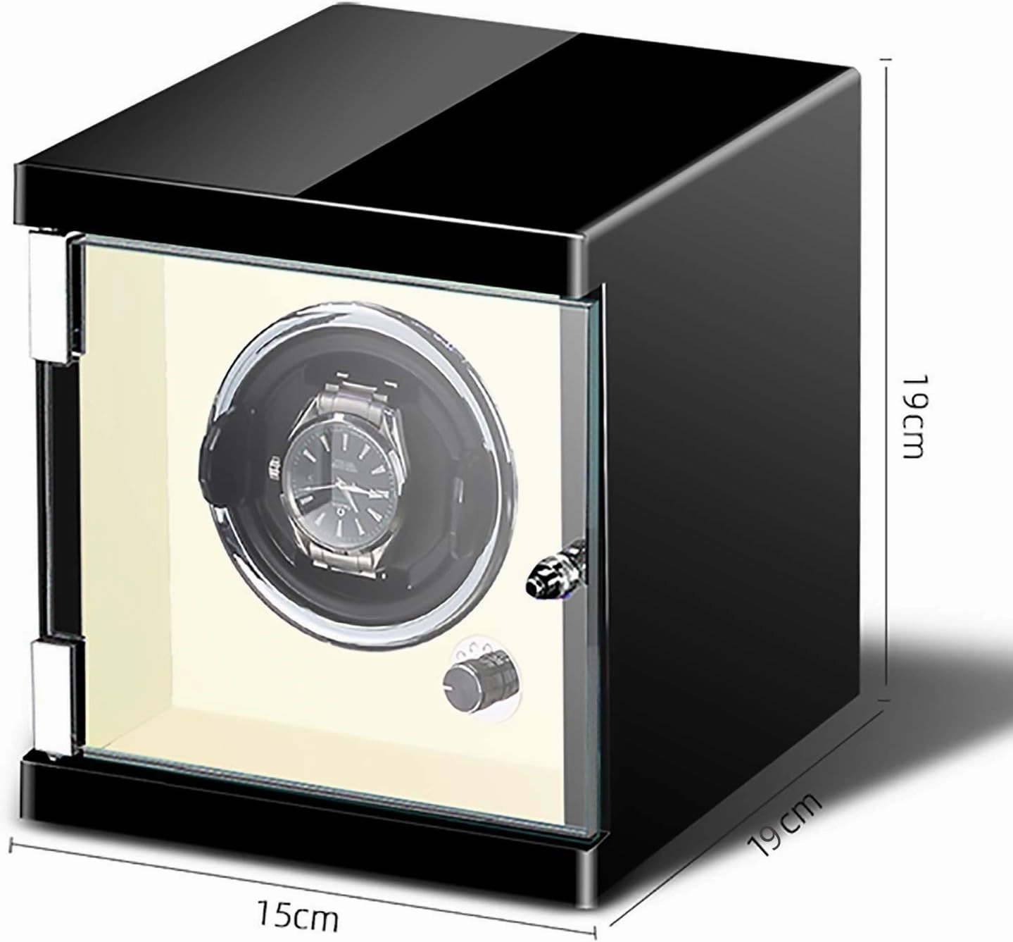 Watch Stand Watch Winders for Automatic Watches - Smart Watch Shaker Mechanical Watch Automatic Winding Device Household Light Luxury Colorful Atmosphere Light Watch Storage Box Or