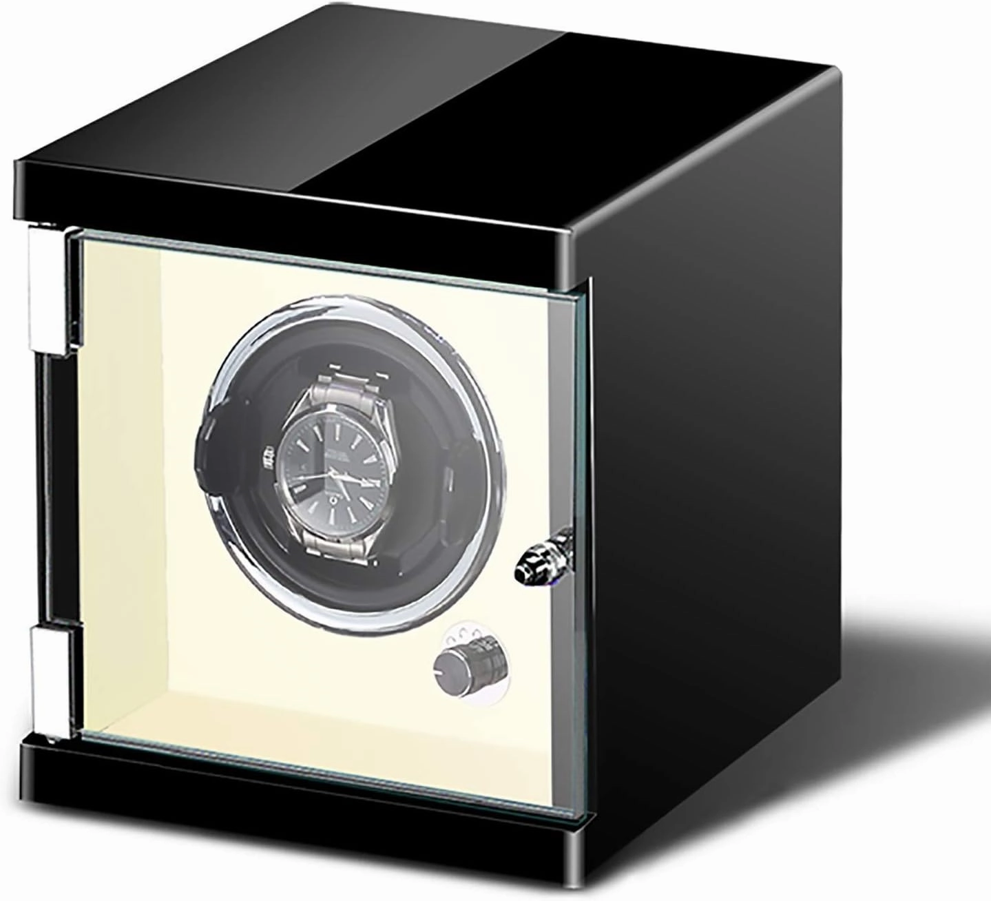 Watch Stand Watch Winders for Automatic Watches - Smart Watch Shaker Mechanical Watch Automatic Winding Device Household Light Luxury Colorful Atmosphere Light Watch Storage Box Or