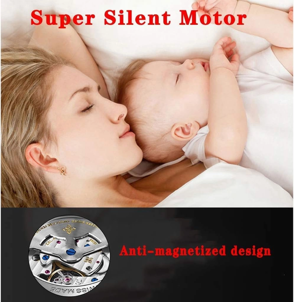 Watch Winder Touch Display Japan Silent Motor Wood Piano Finish Automatic Box Winding Spaces with LED Elegant Showcase Watch Winder Display Watch Box Watch Storage
