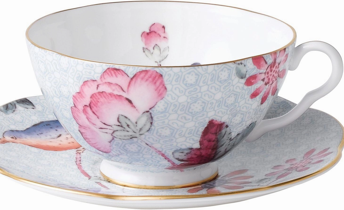 Wedgwood Cuckoo Teacup & Saucer Set