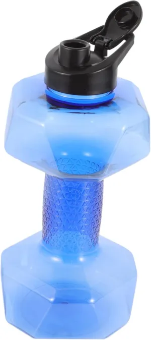 Weight Water Bottles Dumbbell Kettle Fitness Water Bottle Silicone Seal for Gym Yoga Office School