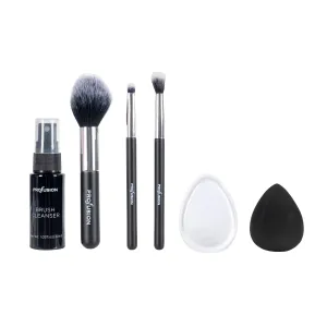 White Crystals Brush and Cleanser Set