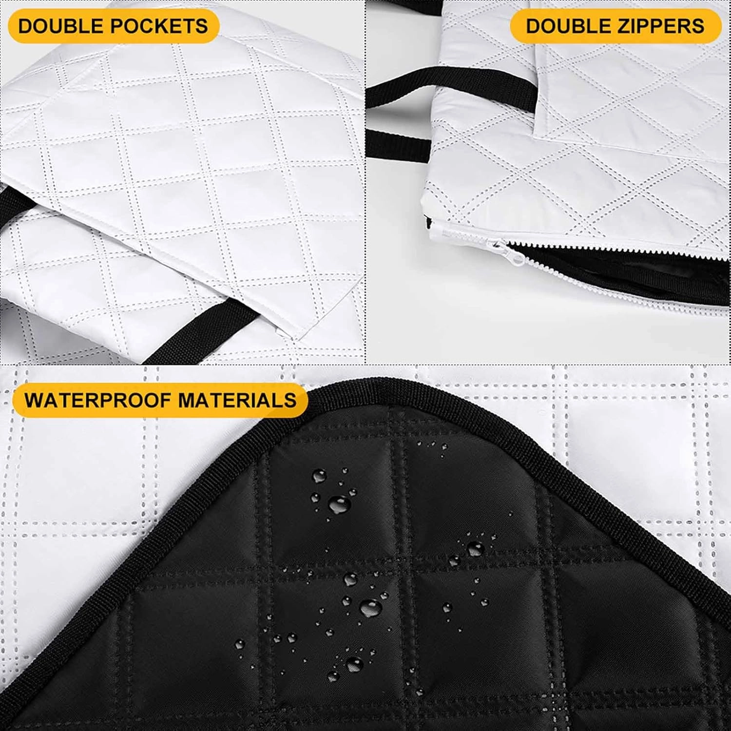 White Picnic Blankets Extra Large 59.06"x39.37", Cartoon Cute Strawberry Outdoor Blanket Outdoor Mat Washable Foldable Portable Beach Blanket Waterproof Sandproof