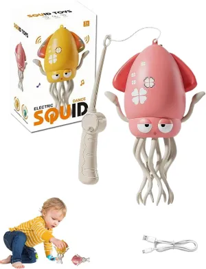 Wiggly Wonder Octopus - Auto-Sensing Dancing & Sliding Companion, Dancing Octopus with LED Lights, Auto Avoidance, 2 Play Modes, Smart Tentacle Explorer for Boys and Girls