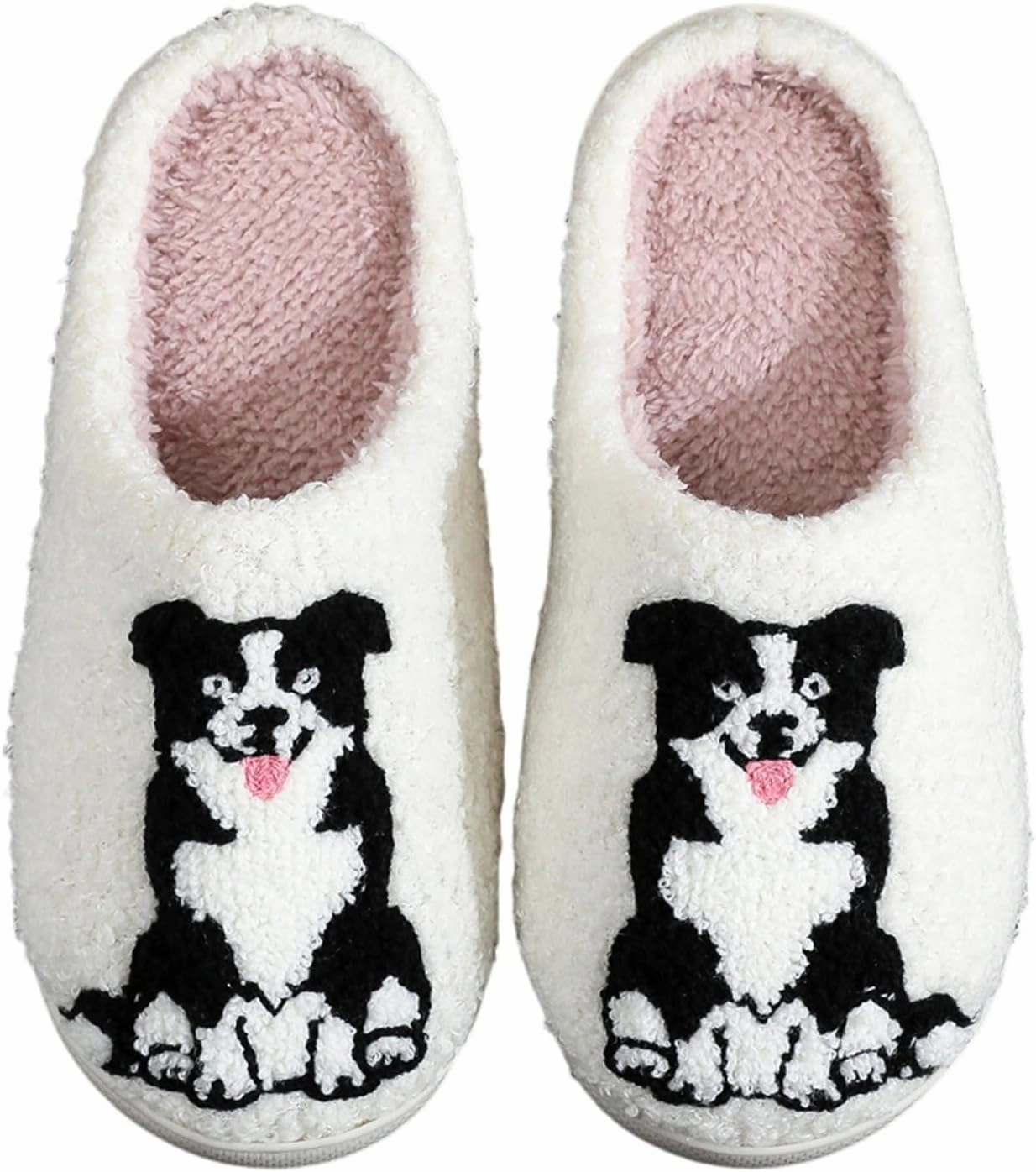 Women's Men's Fuzzy Memory Foam Slippers Fluffy Warm Comfort Light Weight Indoor Outdoor House Couple Shoes