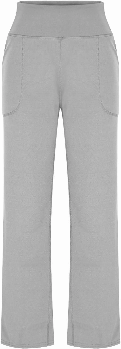 Women Yoga Capri Pants 2025 High Waist Solid Pant Wide Leg Workout Crop Summer Pants for Casual, Travel, Exercise