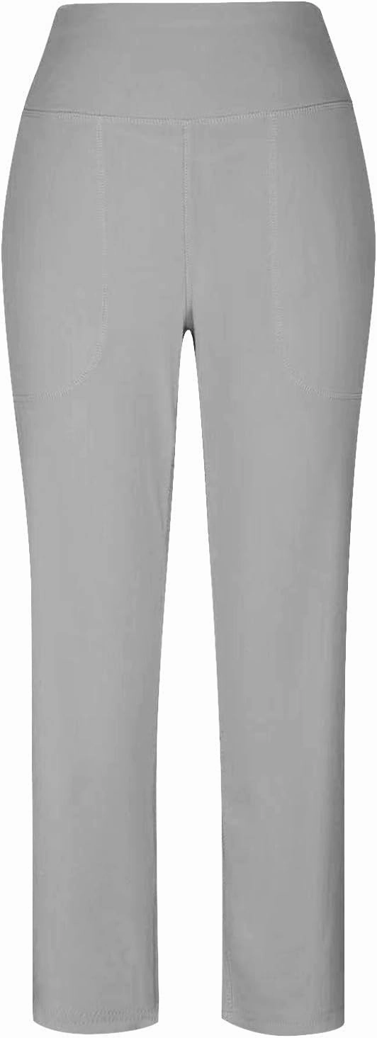 Women Yoga Capri Pants 2025 High Waist Solid Pant Wide Leg Workout Crop Summer Pants for Casual, Travel, Exercise