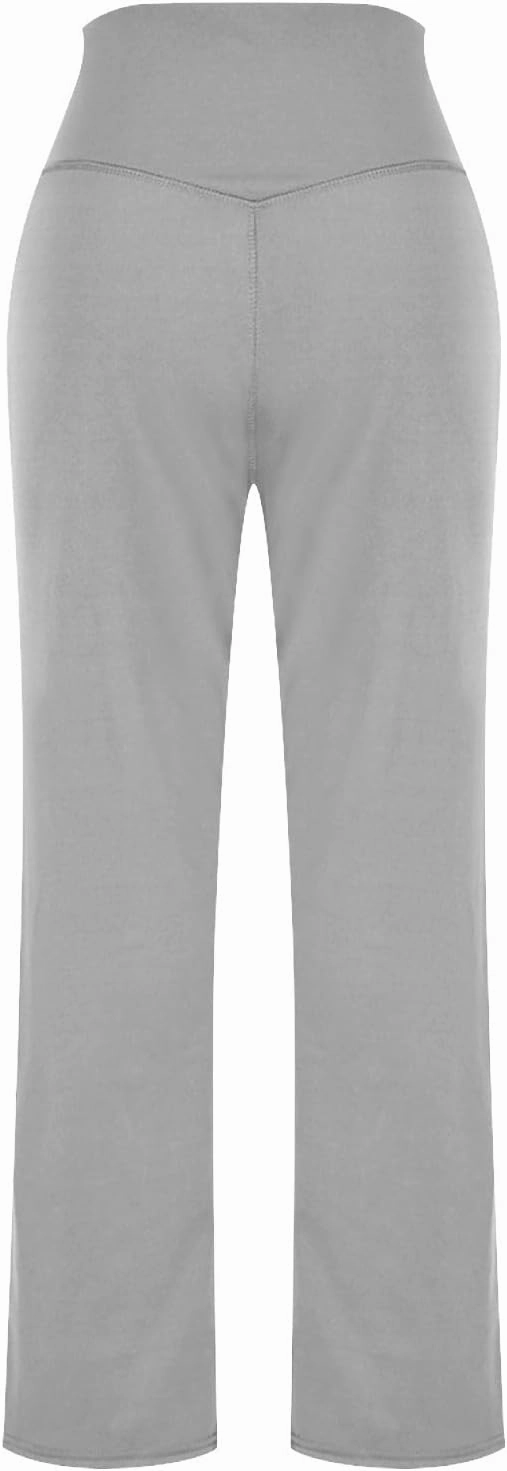Women Yoga Capri Pants 2025 High Waist Solid Pant Wide Leg Workout Crop Summer Pants for Casual, Travel, Exercise