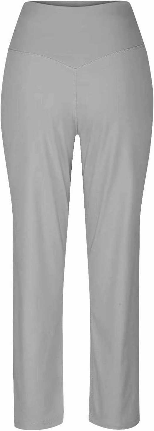 Women Yoga Capri Pants 2025 High Waist Solid Pant Wide Leg Workout Crop Summer Pants for Casual, Travel, Exercise
